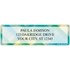 Brushed Plaid Address Labels