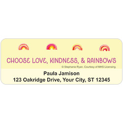 Butterflies & Rainbows Address Labels