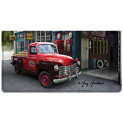 Vintage Trucks Checkbook Cover