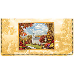 Country Churches Checkbook Cover