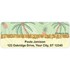 Tropical Retro Address Labels